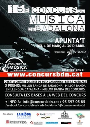 16è Concurs de Música de Badalona