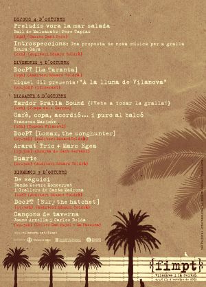 El FIMPT de Vilanova presenta la jornada de reivindicació grallera Tardor Gralla Sound - Vete a Tocar la Gralla! a Vilanova