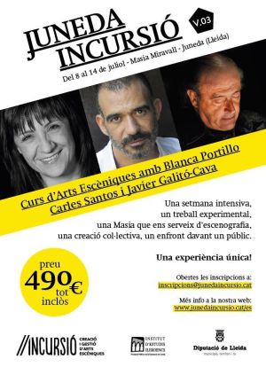 JUNEDA INCURSIÓ, un curs intensiu amb Carles Santos