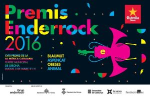 Els Catarres, Aspencat, Blaumut i Ebri Knight triomfen en els Premis Enderrock 2016 per votació popular 